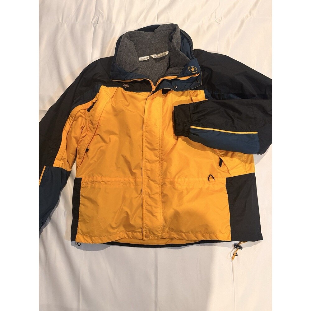 Columbia Men's XLarge Interchange Fire Ridge Fleece 3-in-1 Jacket Lined